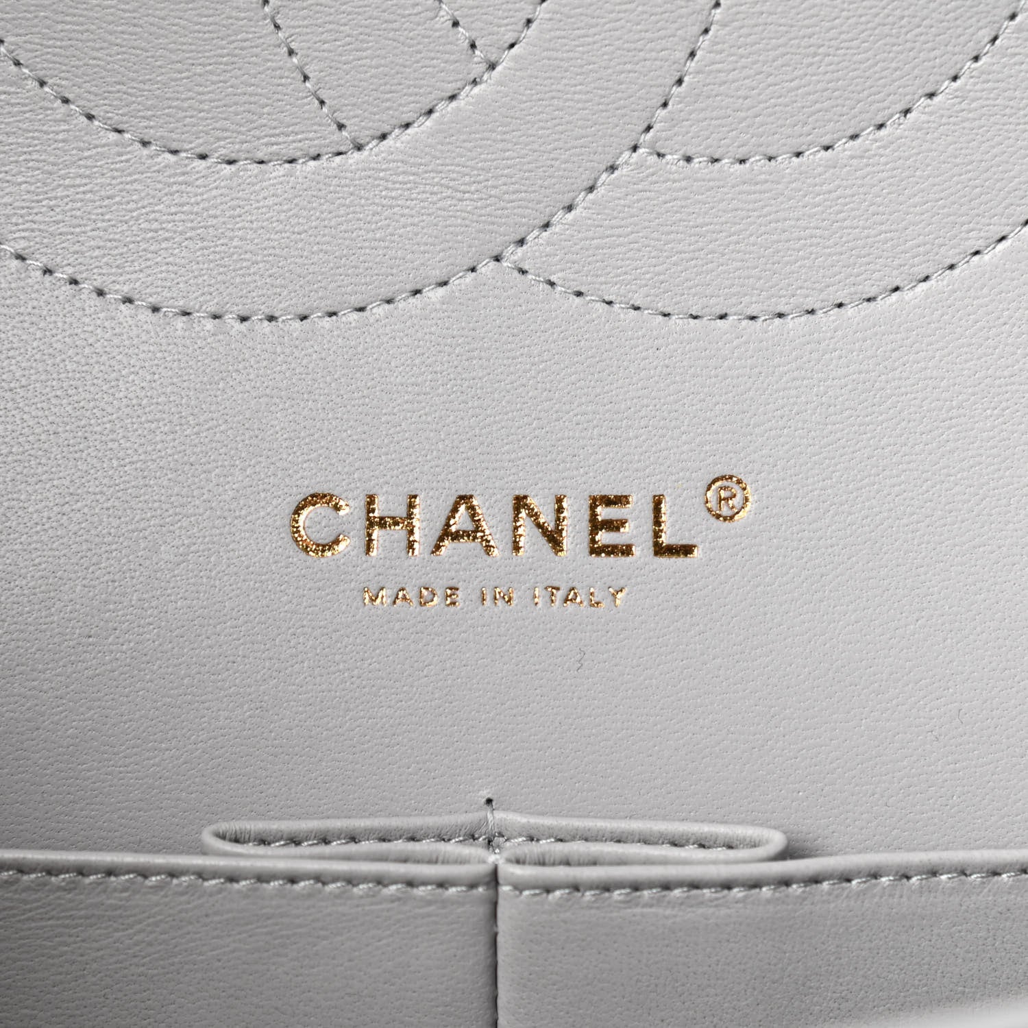 Chanel Caviar Quilted Jumbo Double Flap Grey 5 of 9