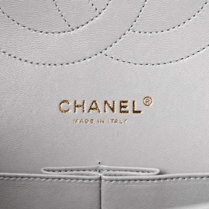 Chanel Caviar Quilted Jumbo Double Flap Grey 5 of 9