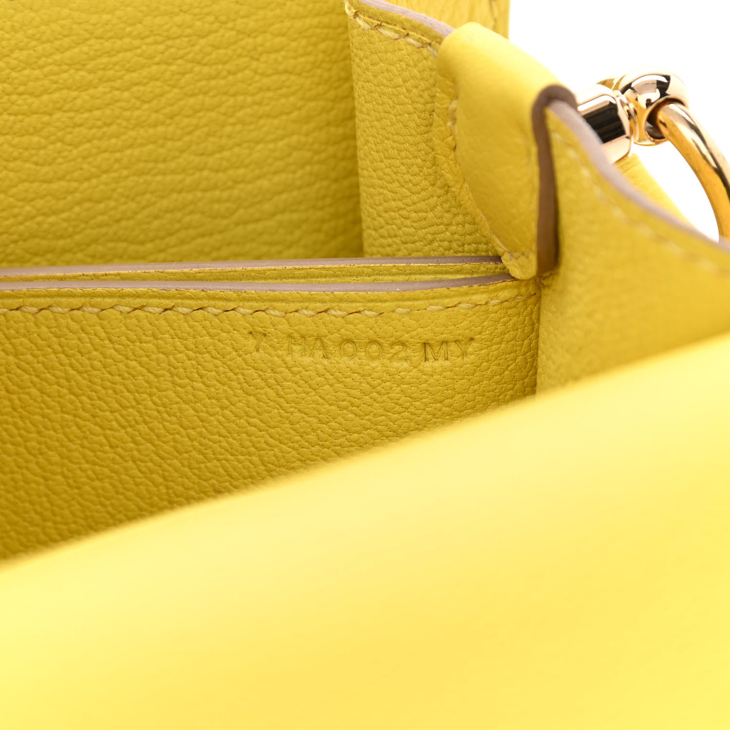 Hermes Evercolor Mini Sac Roulis Lime 7 of 11