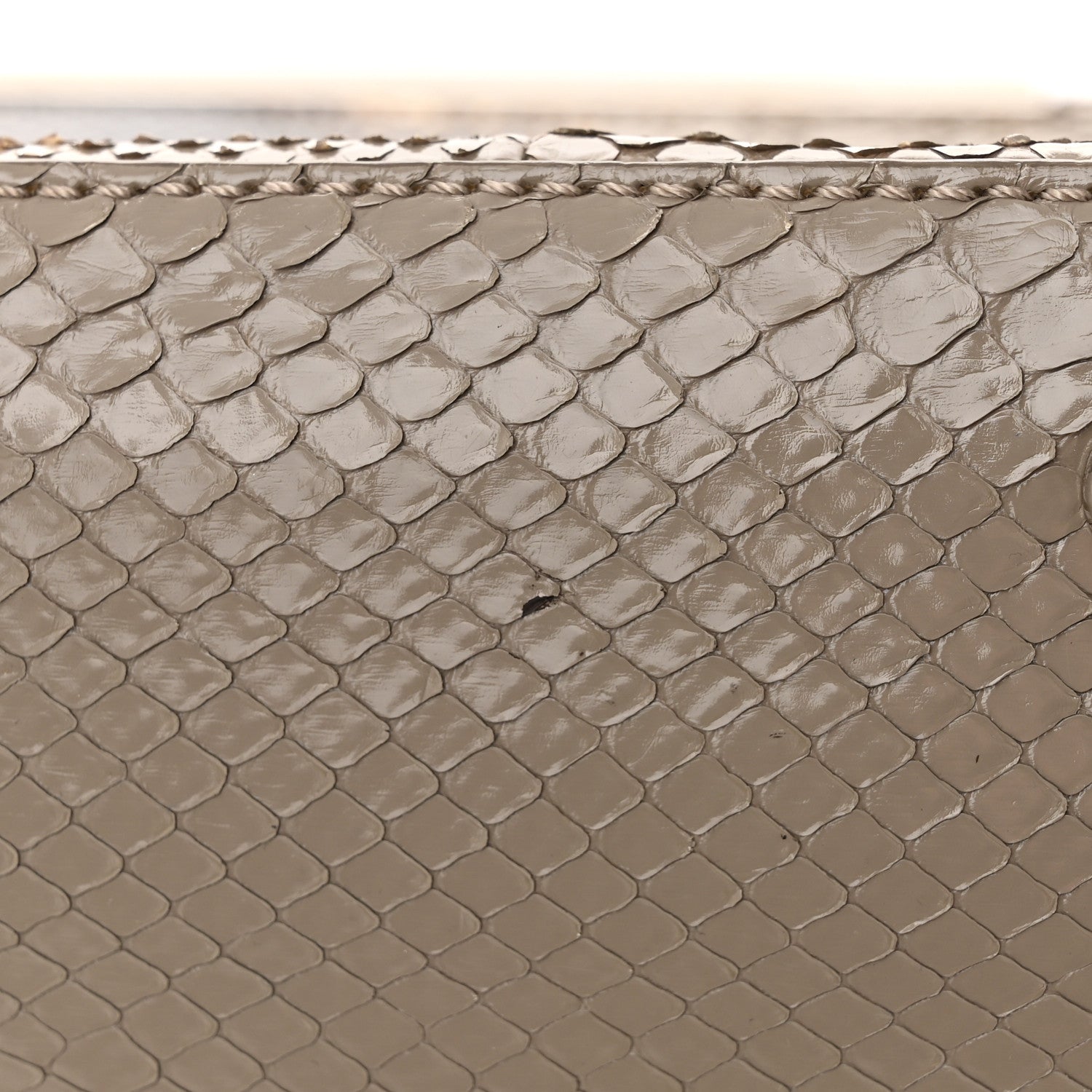 Fendi Snakeskin Petite 2Jours Tote Beige Multicolor 10 of 10