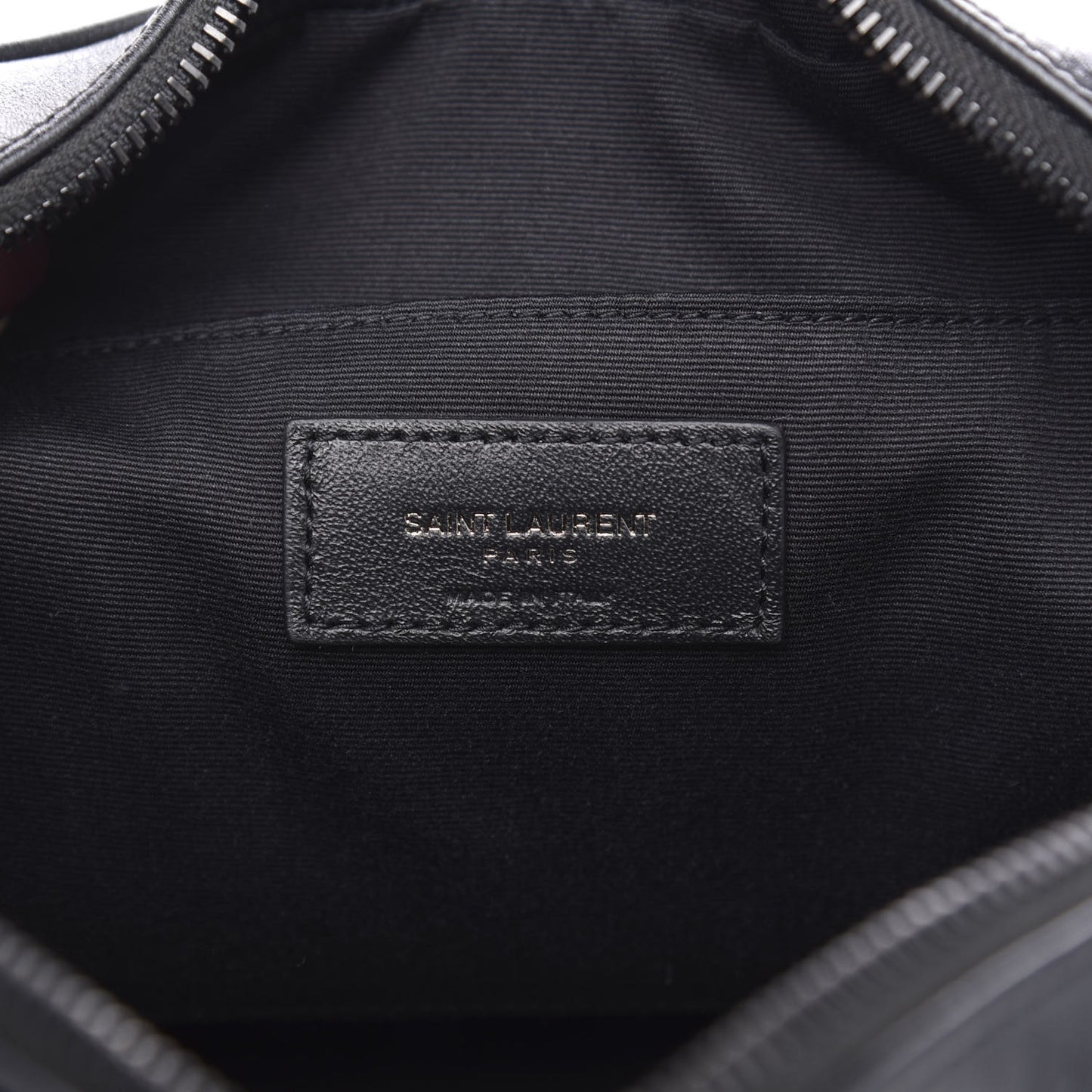 Calfskin Matelasse Monogram Lou Camera Bag Black