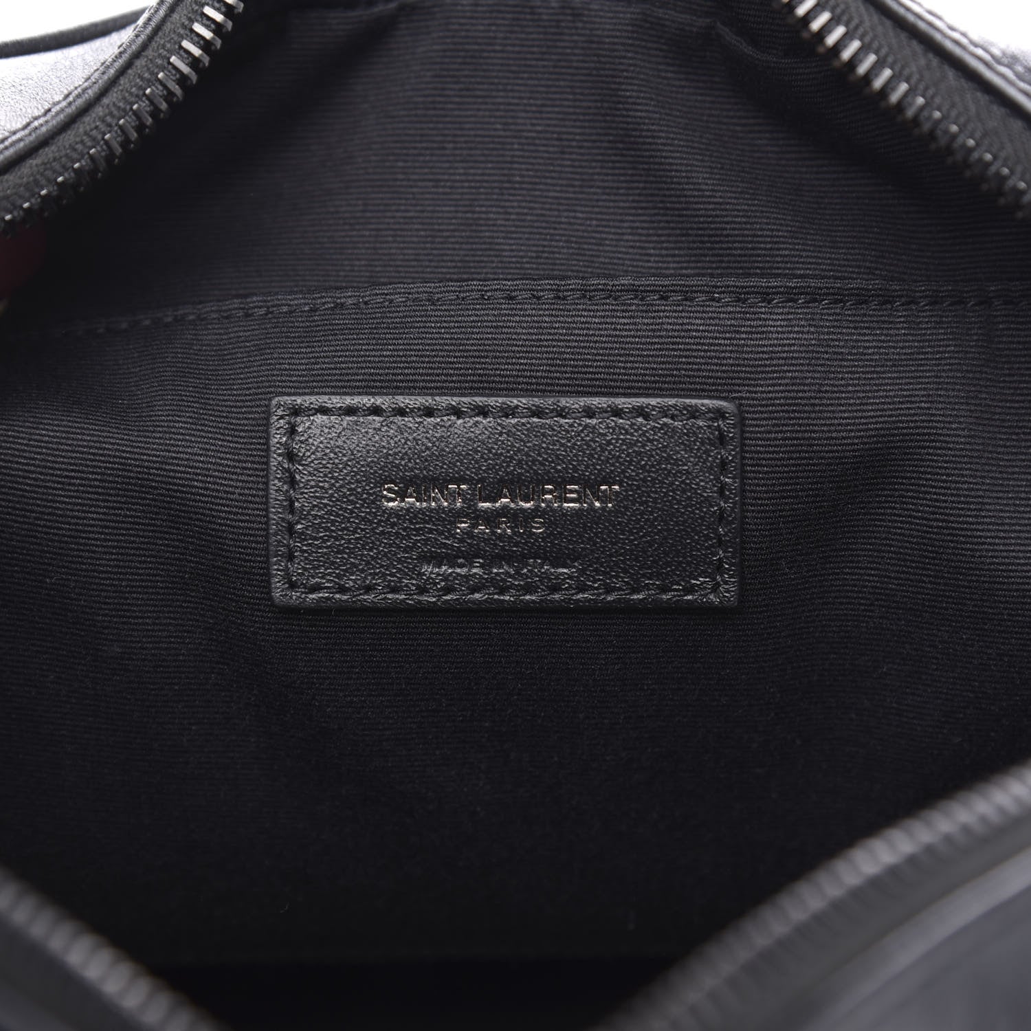 Saint Laurent Calfskin Matelasse Monogram Lou Camera Bag Black 6 of 9