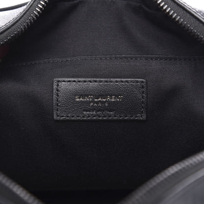 Saint Laurent Calfskin Matelasse Monogram Lou Camera Bag Black 6 of 9