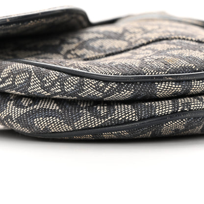 Christian Dior Monogram Saddle Bag Blue 9 of 23