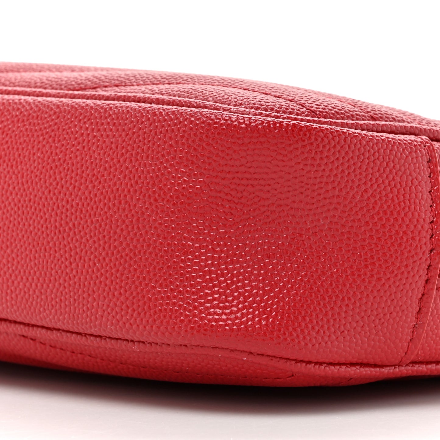 Grain De Poudre Matelasse Monogram Mini Lou Camera Bag Eros Red