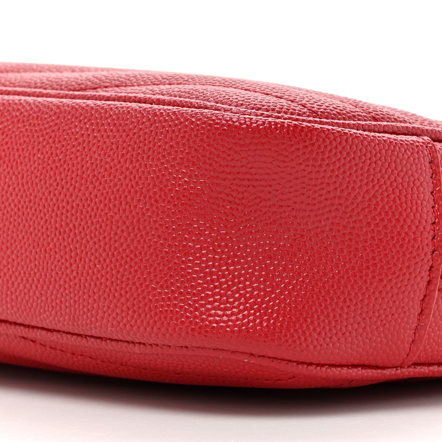 Saint Laurent Grain De Poudre Matelasse Monogram Mini Lou Camera Bag Eros Red 9 of 11