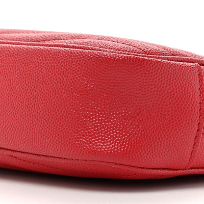 Saint Laurent Grain De Poudre Matelasse Monogram Mini Lou Camera Bag Eros Red 9 of 11