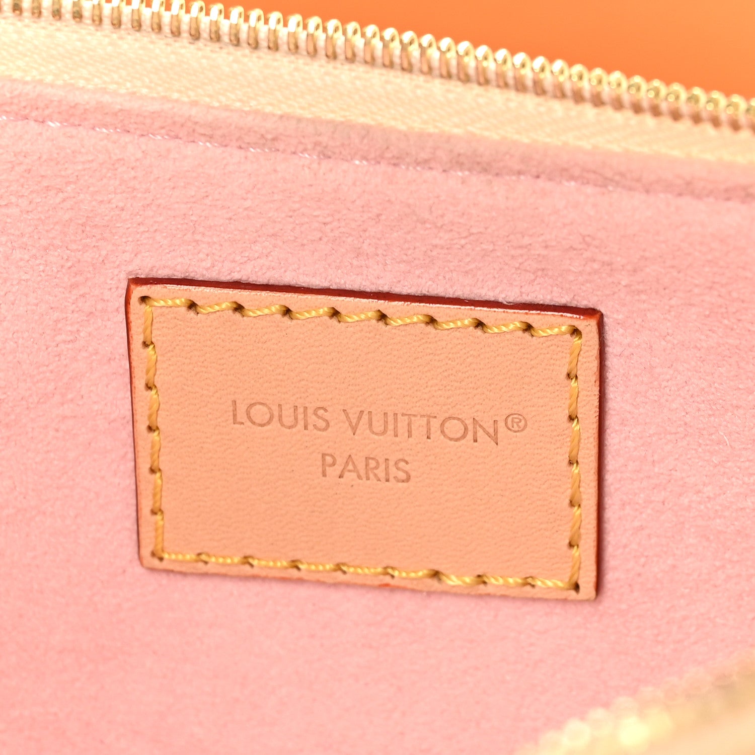 Louis Vuitton Damier Azur Liv Pochette 6 of 10