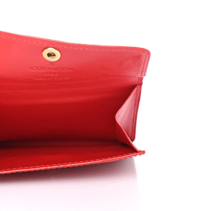 Louis Vuitton Vernis Ludlow Wallet Rouge 4 of 5