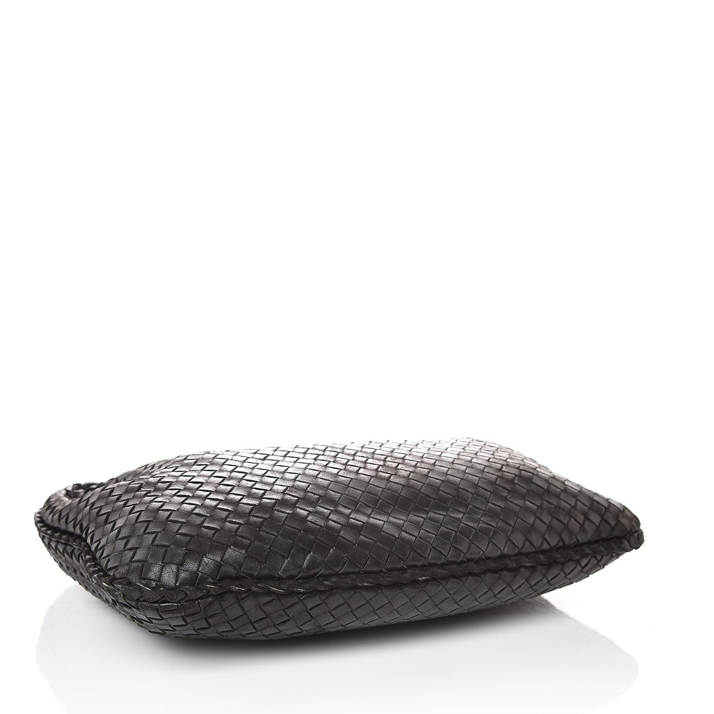 Nappa Intrecciato Medium Veneta Hobo Black