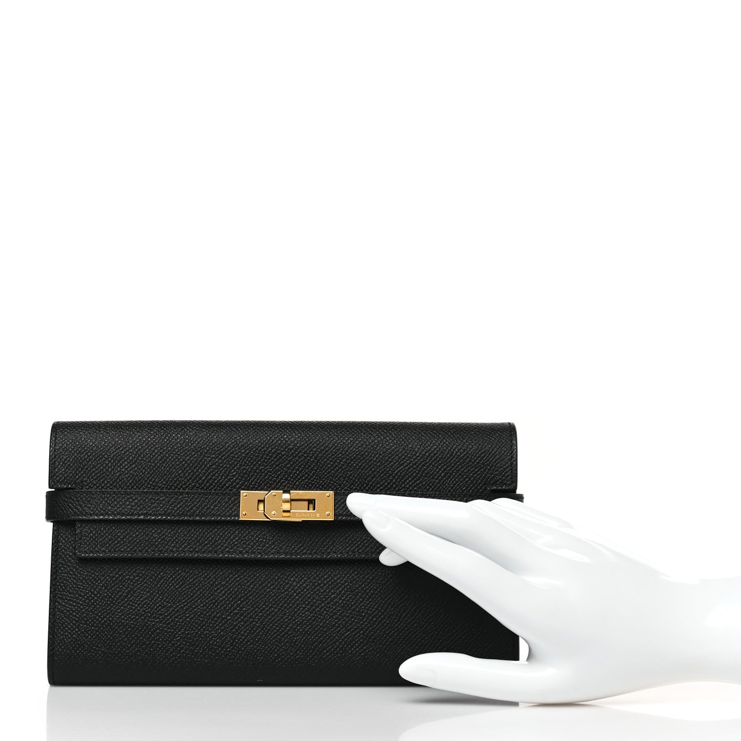 Epsom Kelly Longue Wallet Black