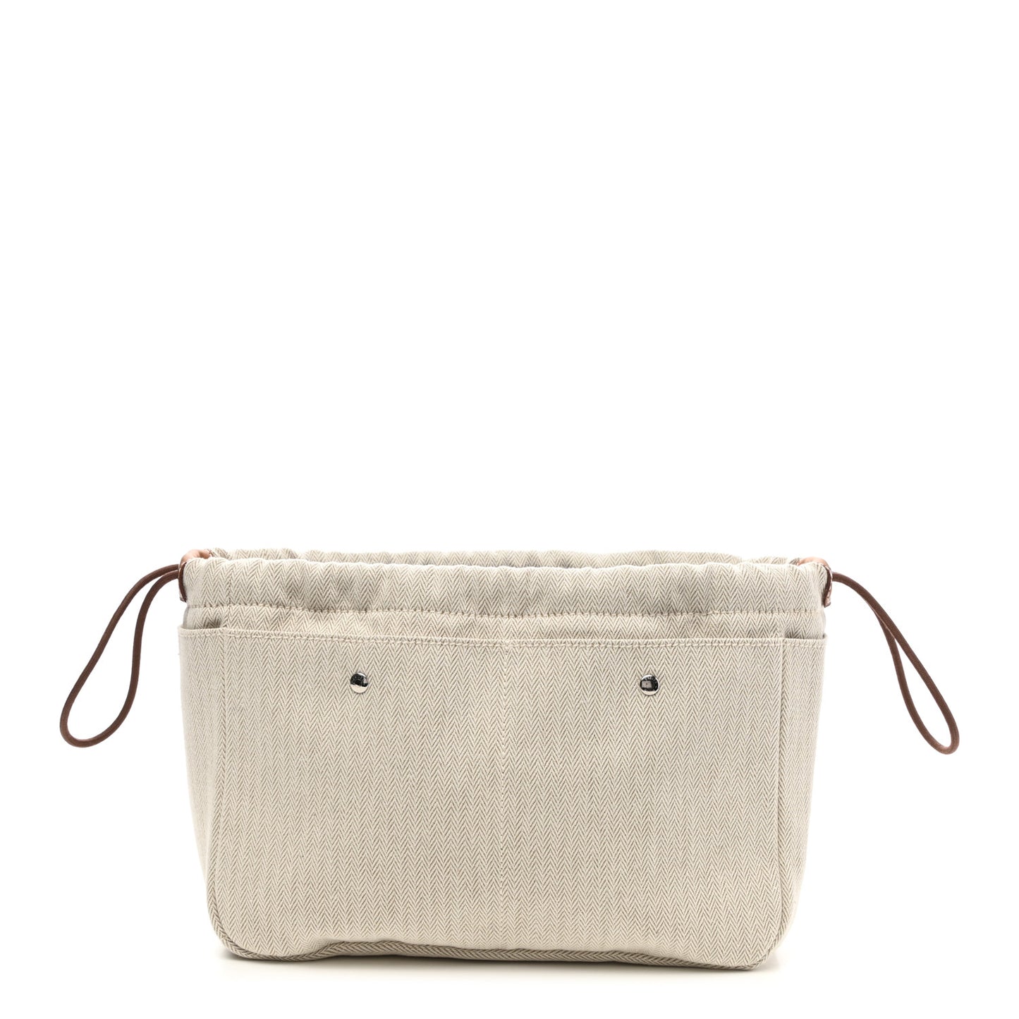 Canvas Barenia Fourbi 25 MM Pouch Naturel Fauve