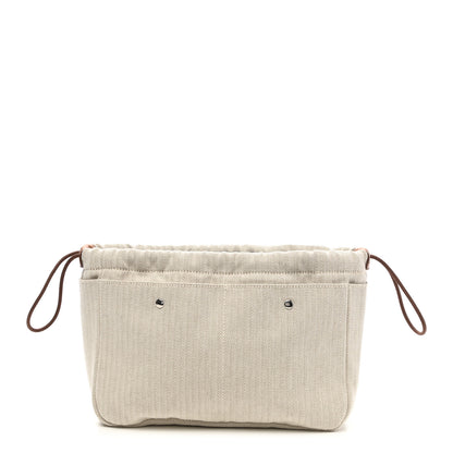 Hermes Canvas Barenia Fourbi 25 MM Pouch Naturel Fauve 1 of 9