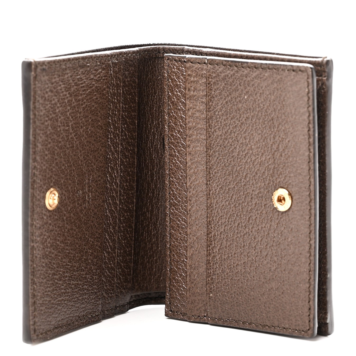 Gucci GG Supreme Monogram Web Ophidia Card Case Beige New Acero 5 of 9