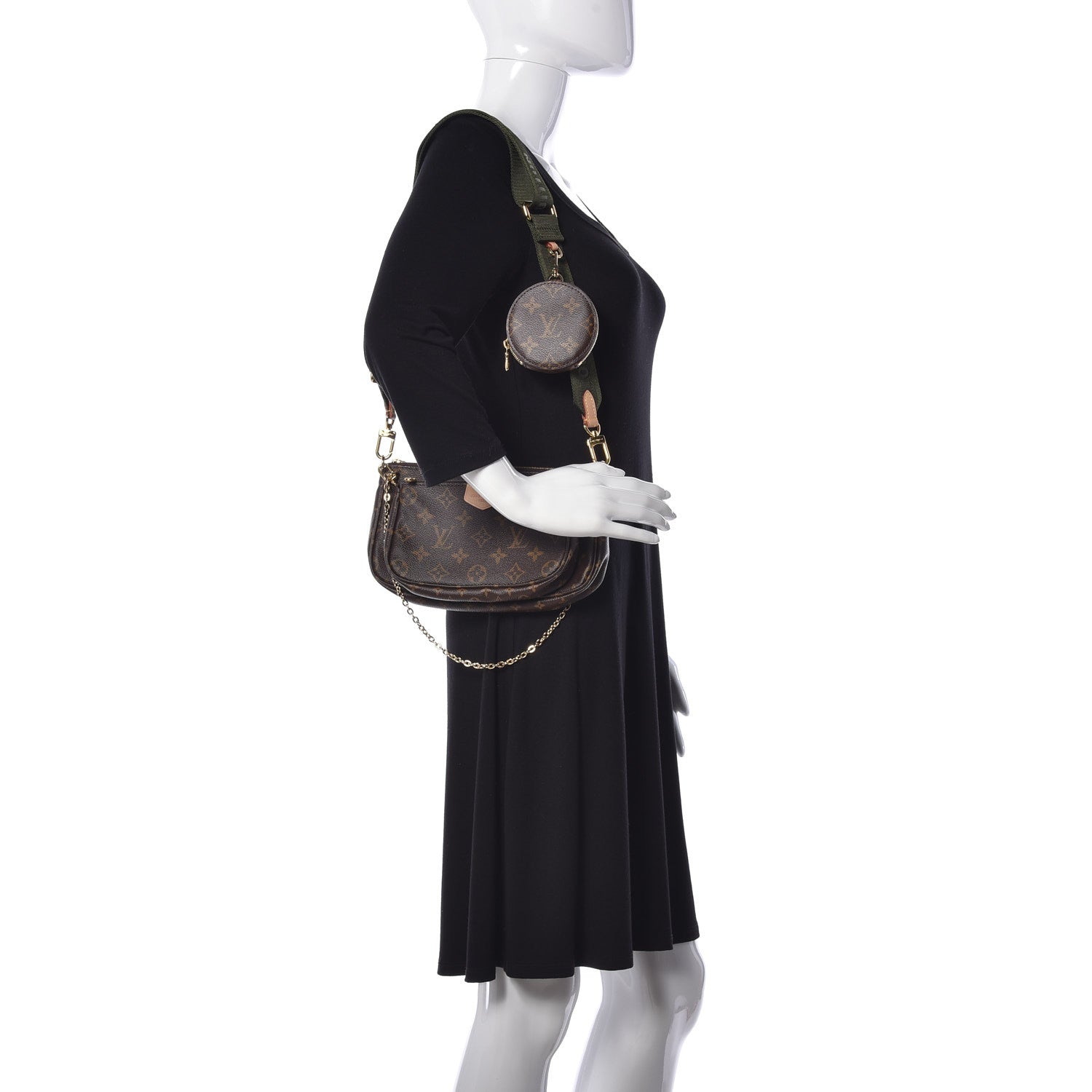 Louis Vuitton Monogram Multi Pochette Accessories Kaki 2 of 16