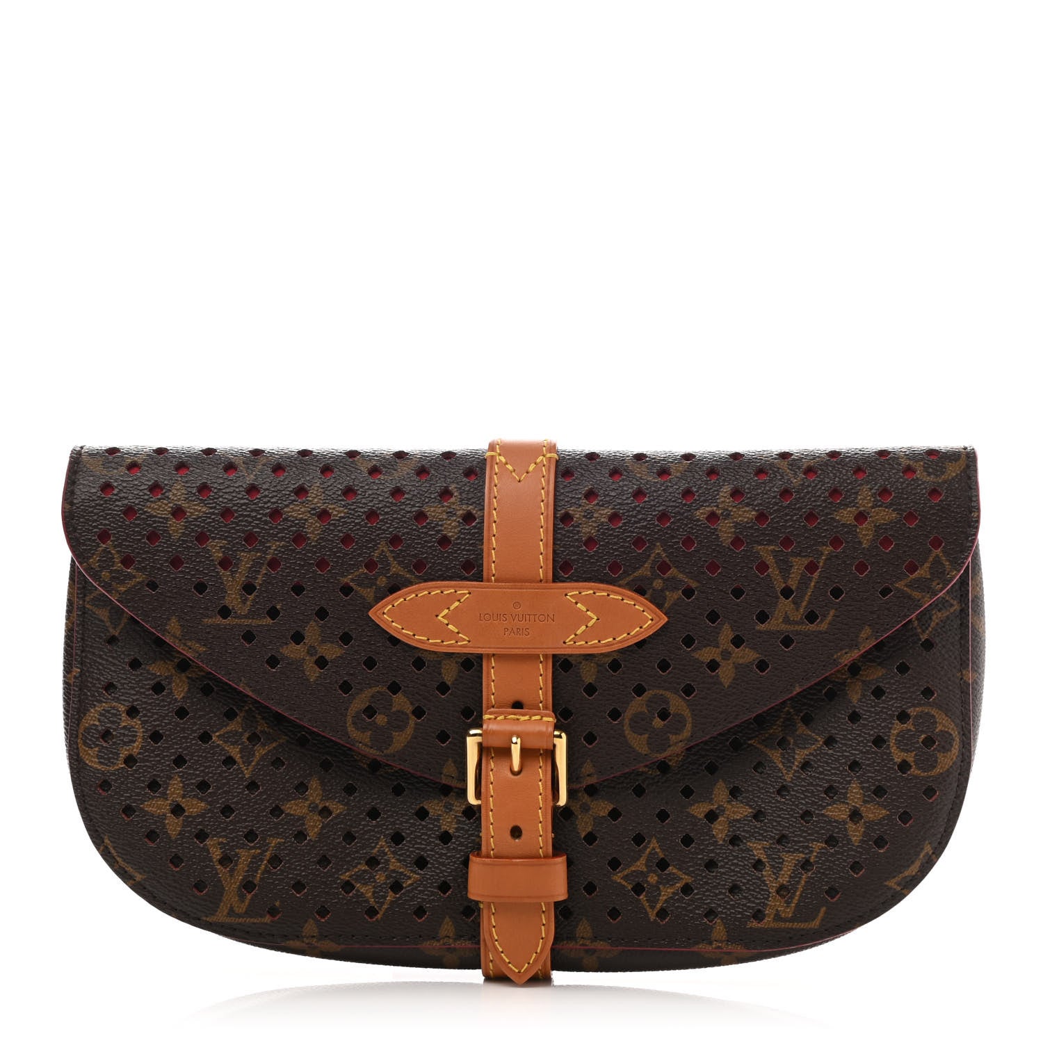 Louis Vuitton Monogram SC Flore Clutch Saumur Corail 5 of 10