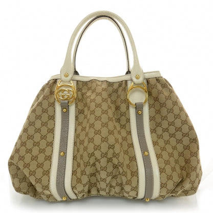 Gucci Monogram Medium Interlocking Icon Tote Ivory 1 of 7