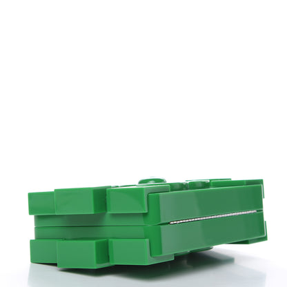 Chanel Plexiglass Boy Brick Lego Clutch Green 4 of 12