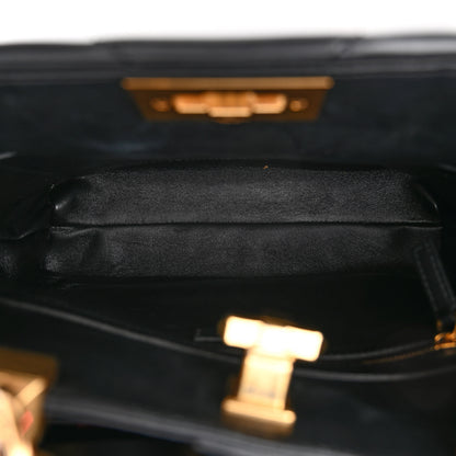 Valentino Garavani Nappa Roman Stud The Handle Bag Black 5 of 12