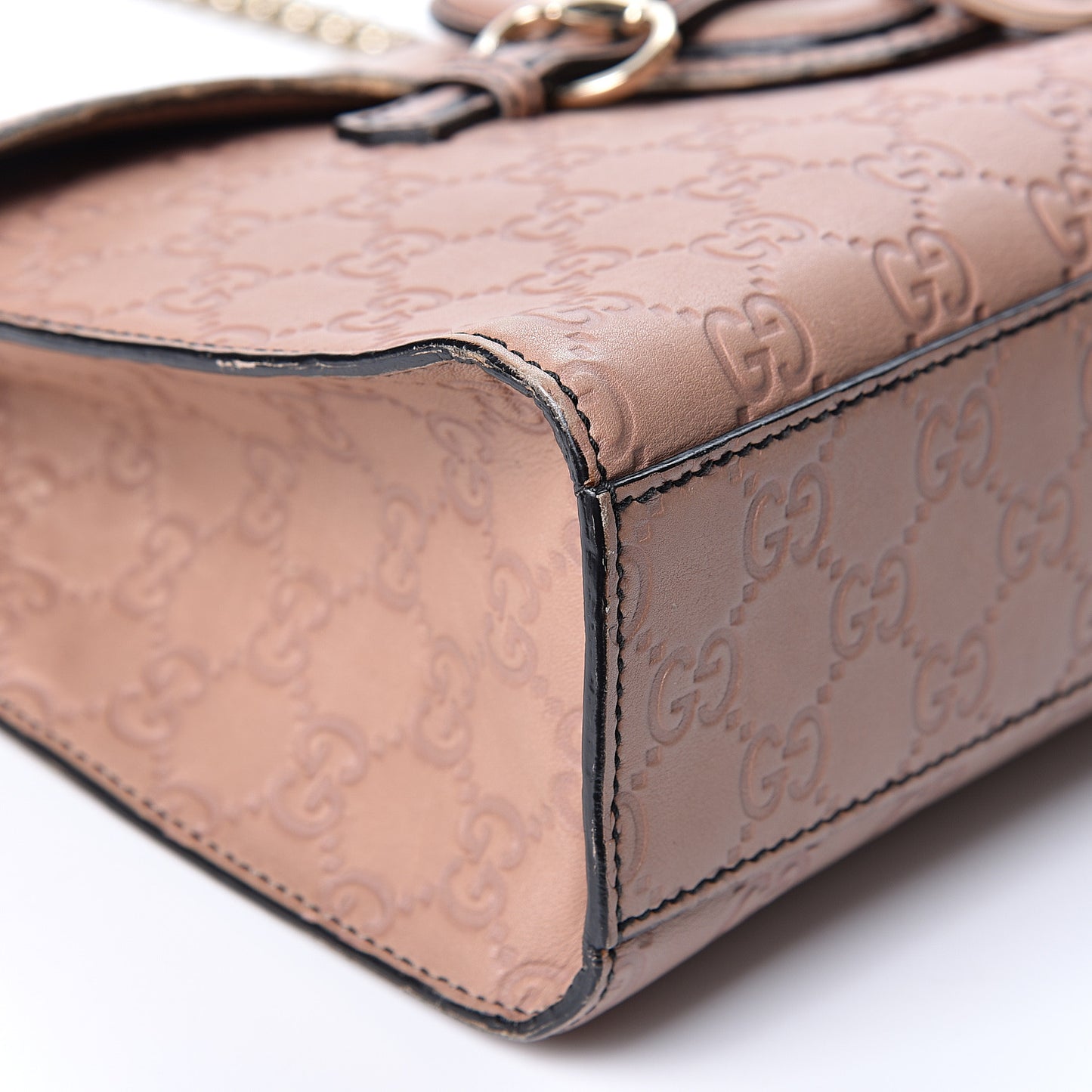 Guccissima Medium Emily Chain Shoulder Bag Camelia