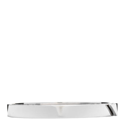 Cartier 18K White Gold Diamond Anniversary Bangle Bracelet 17 3 of 4