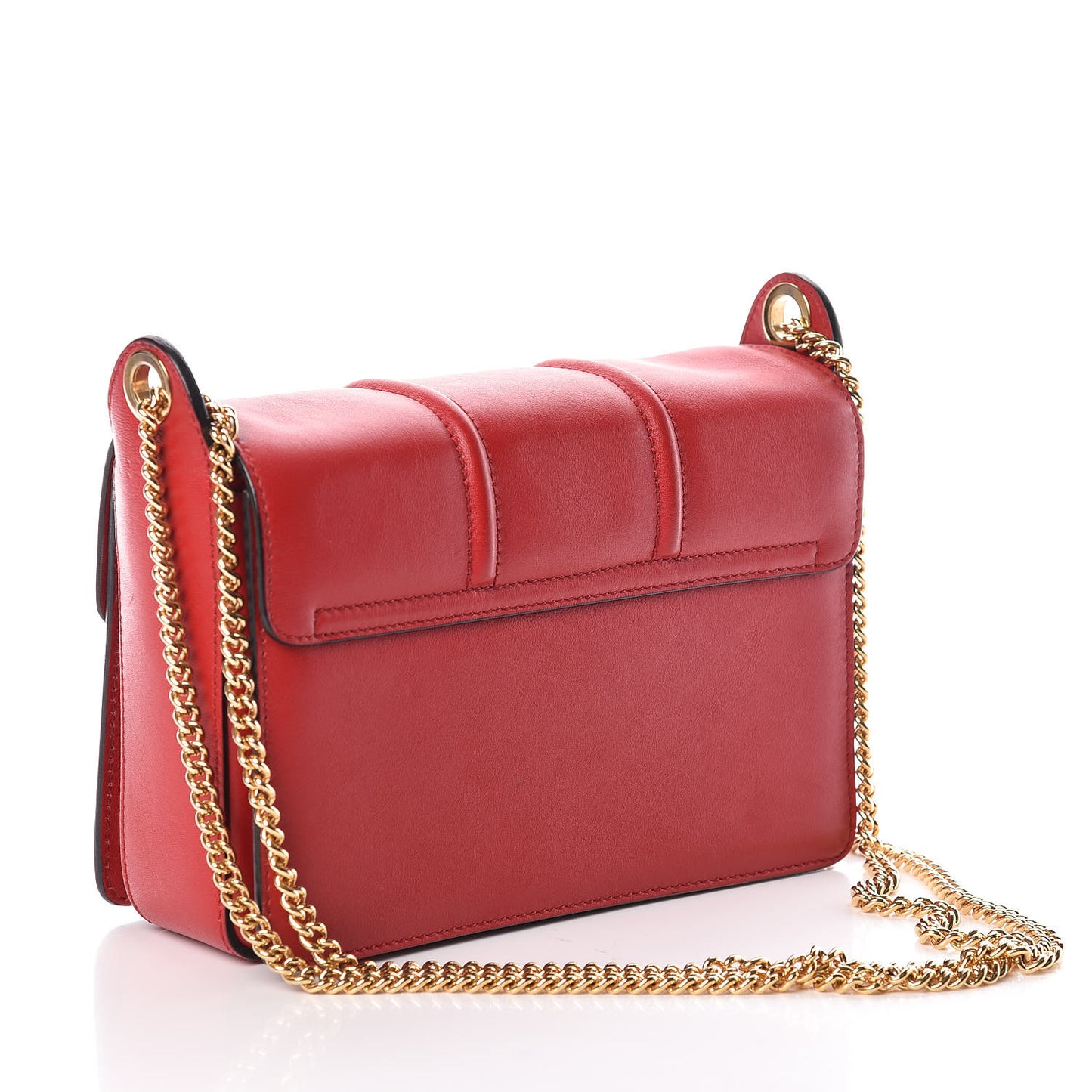 Smooth Calfskin Small Jiji Shoulder Bag Red