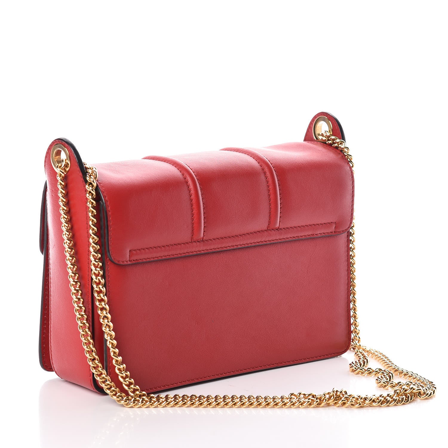 Lanvin Smooth Calfskin Small Jiji Shoulder Bag Red 3 of 9