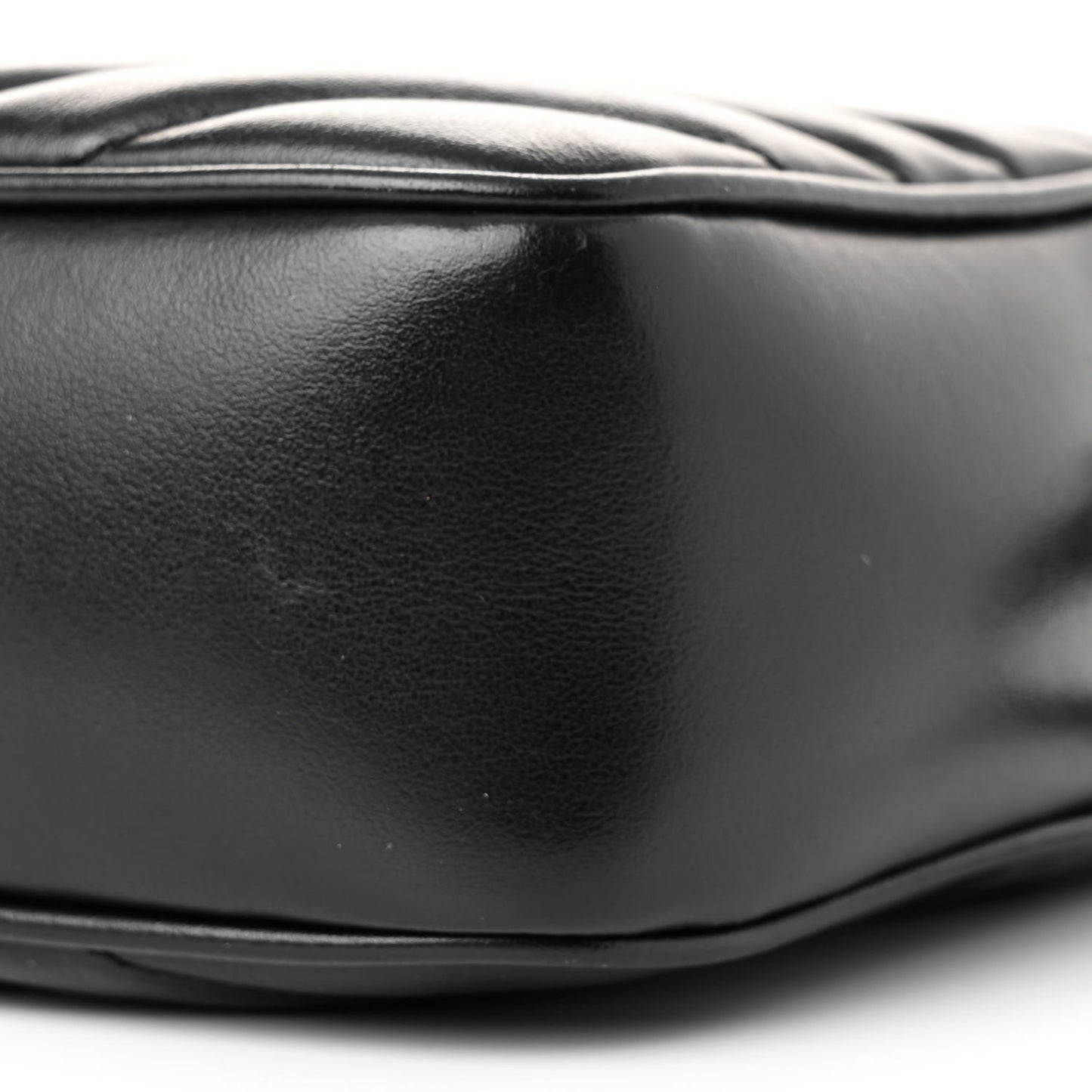 Calfskin Matelasse Monogram Monochrome Lou Camera Bag Black