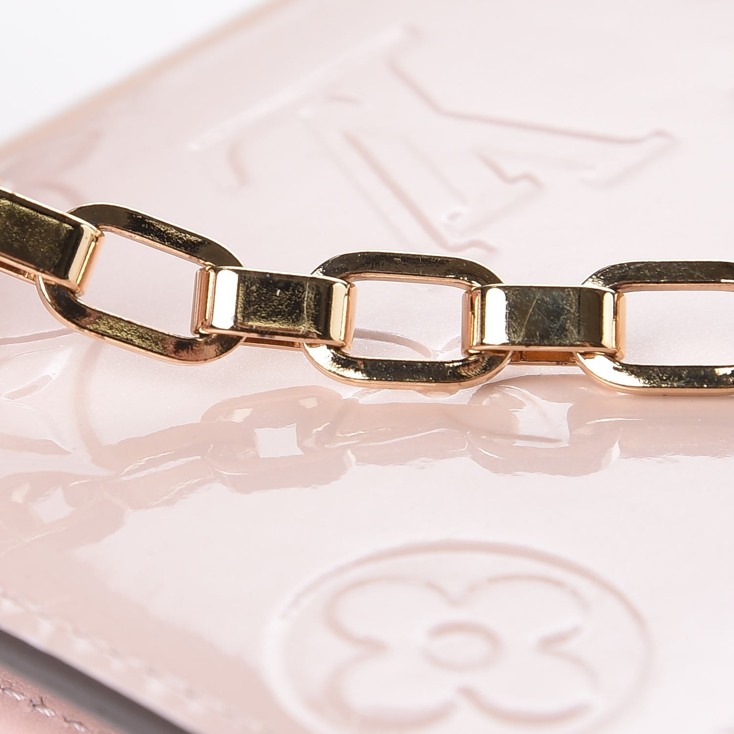 Louis Vuitton Vernis Chaine Wallet Rose Angelique 9 of 10