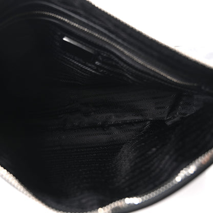 Prada Vitello Shine Shoulder Bag Black 5 of 9