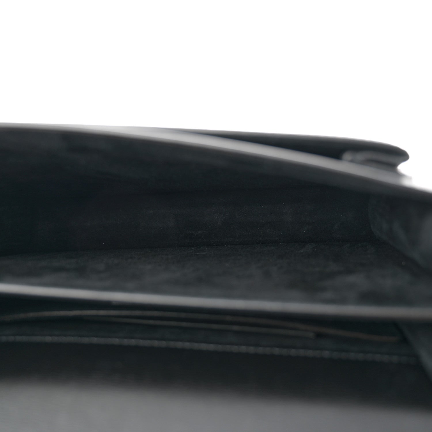 Saint Laurent Calfskin Medium Monogram Monochrome Sunset Black 5 of 15