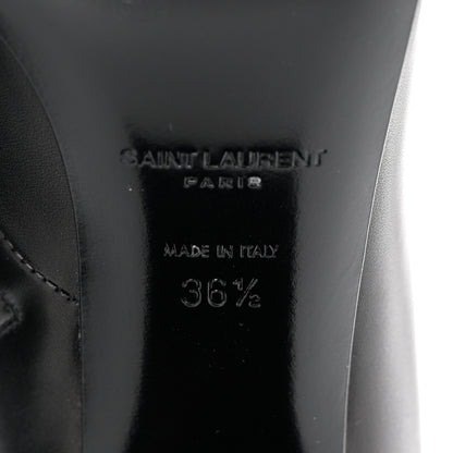 Saint Laurent Calfskin Babies 70 Lace-Up Boots 36.5 Black 7 of 7