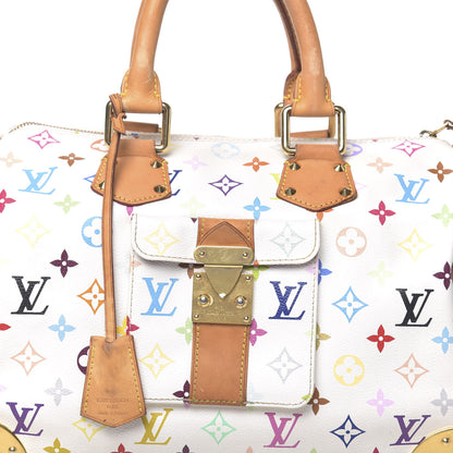 Louis Vuitton Monogram Multicolor Speedy 30 White 15 of 19