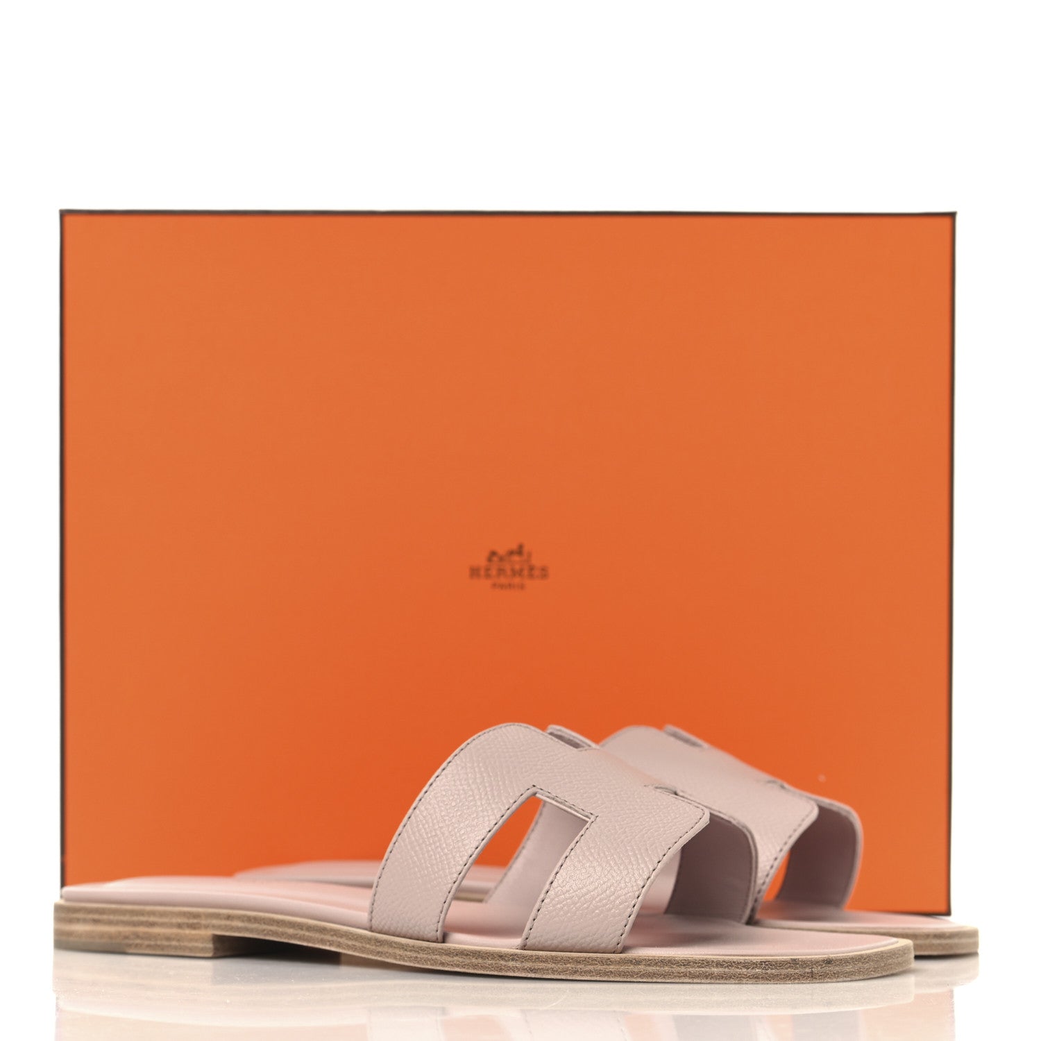 Hermes Epsom Oran Sandals 36 Rose Porcelaine 1758379 – FASHIONPHILE
