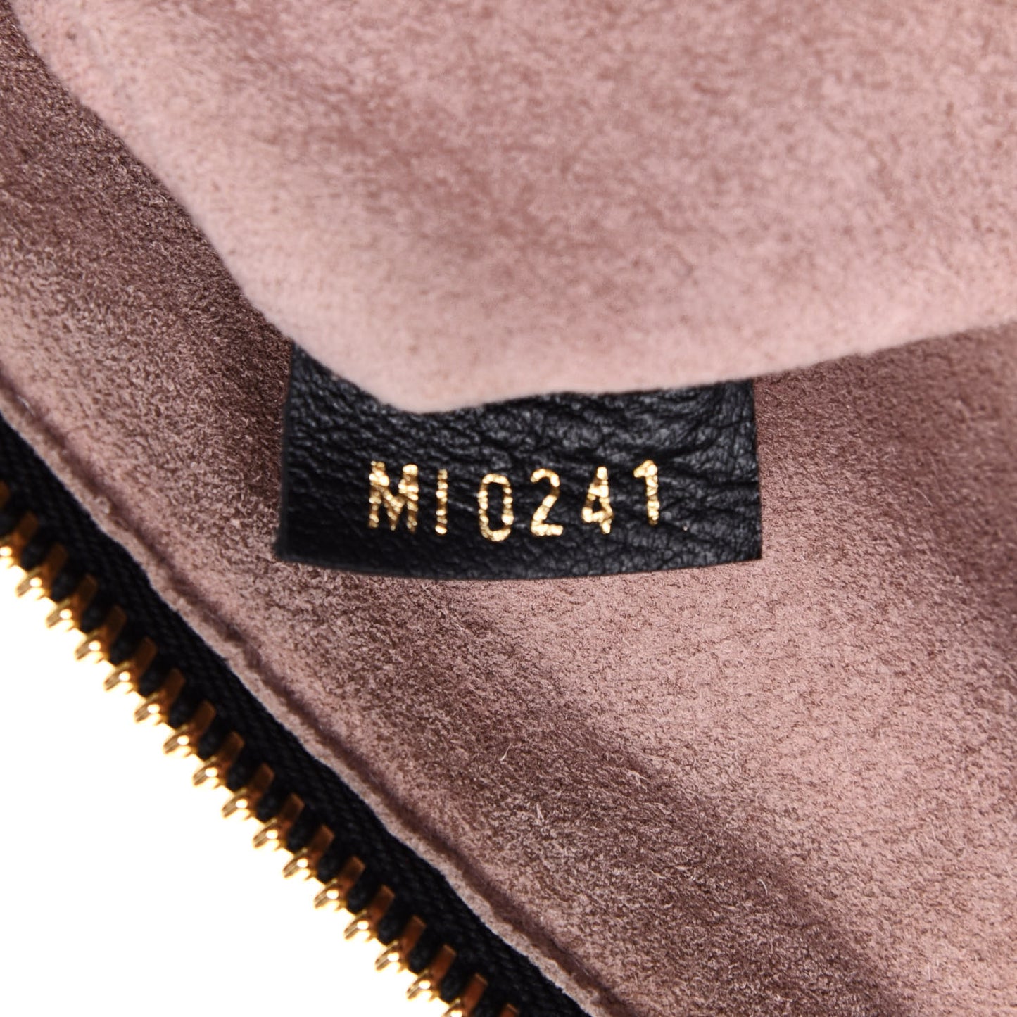 Lambskin Embossed Monogram Coussin PM Black