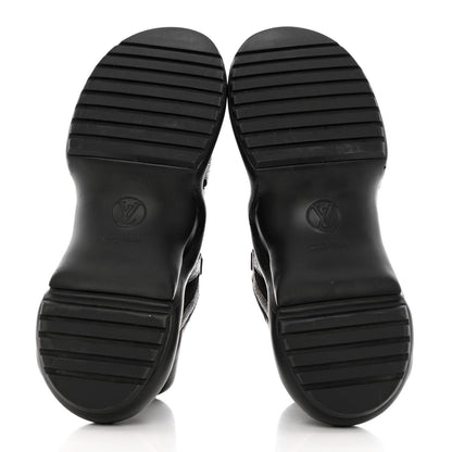 Louis Vuitton Calfskin Patent Monogram LV Archlight Sneakers 38.5 Black 5 of 10