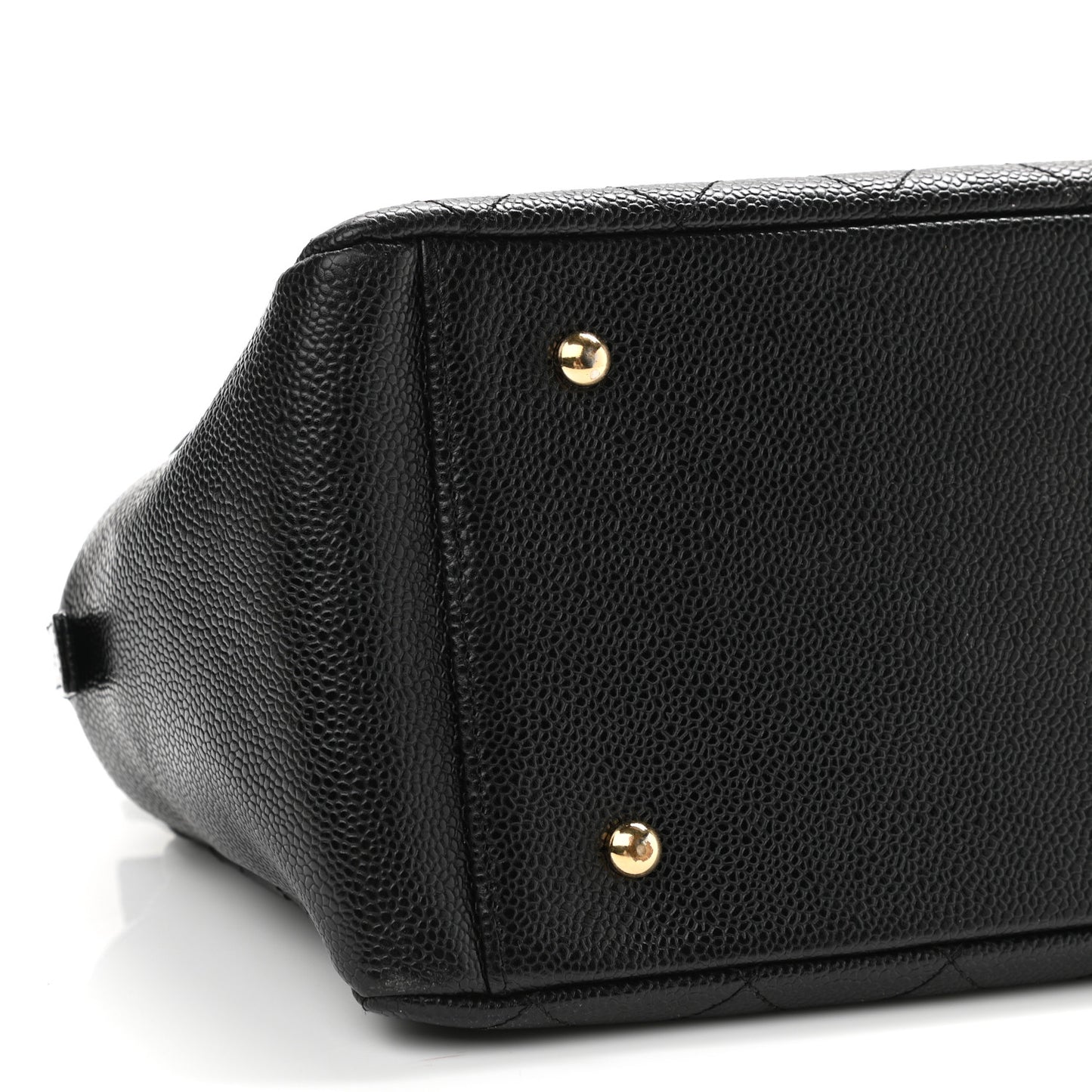 Caviar Quilted Petit Timeless Tote PTT Black