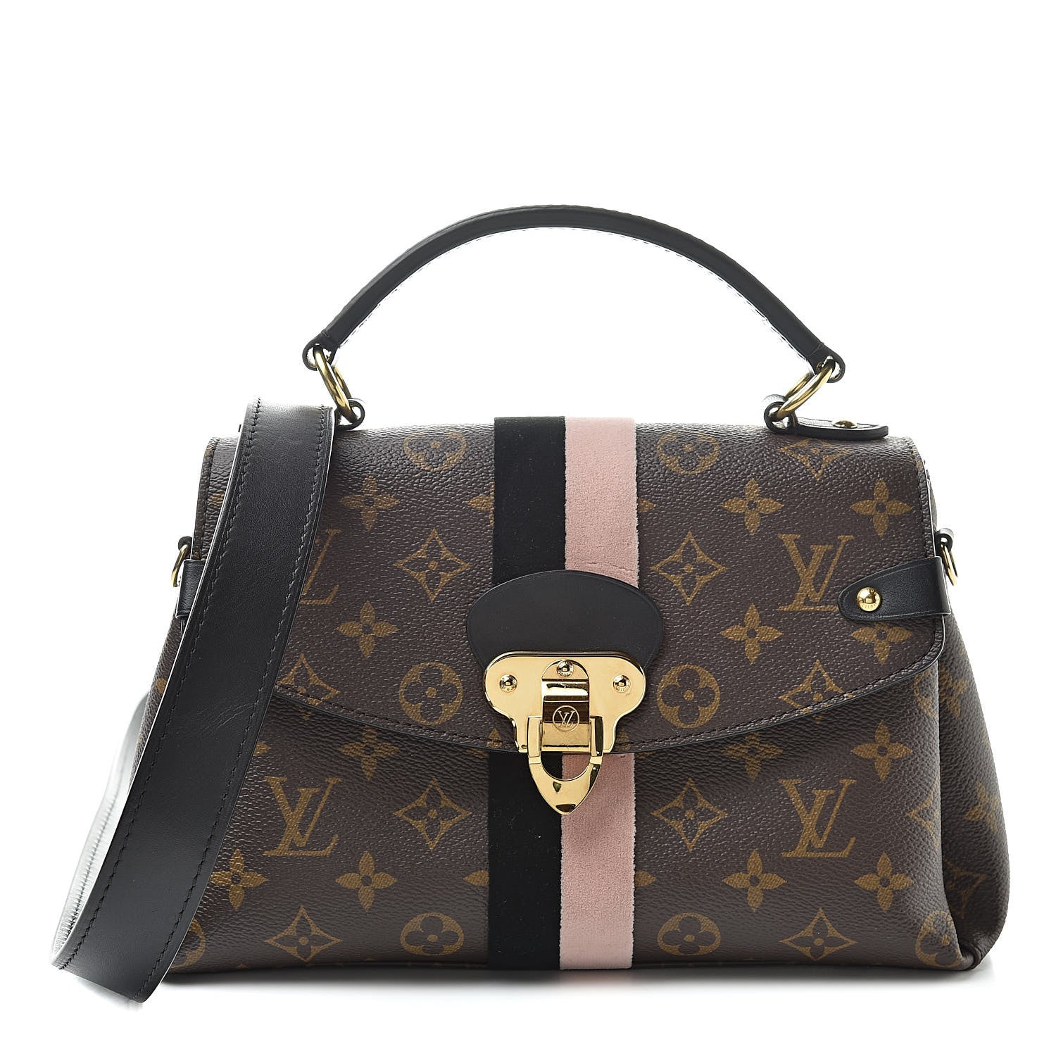 Louis Vuitton Monogram Georges BB Black Rose Poudre 1 of 9