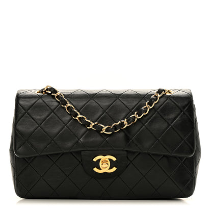 Chanel Lambskin Quilted Small Double Flap Black 1 of 13