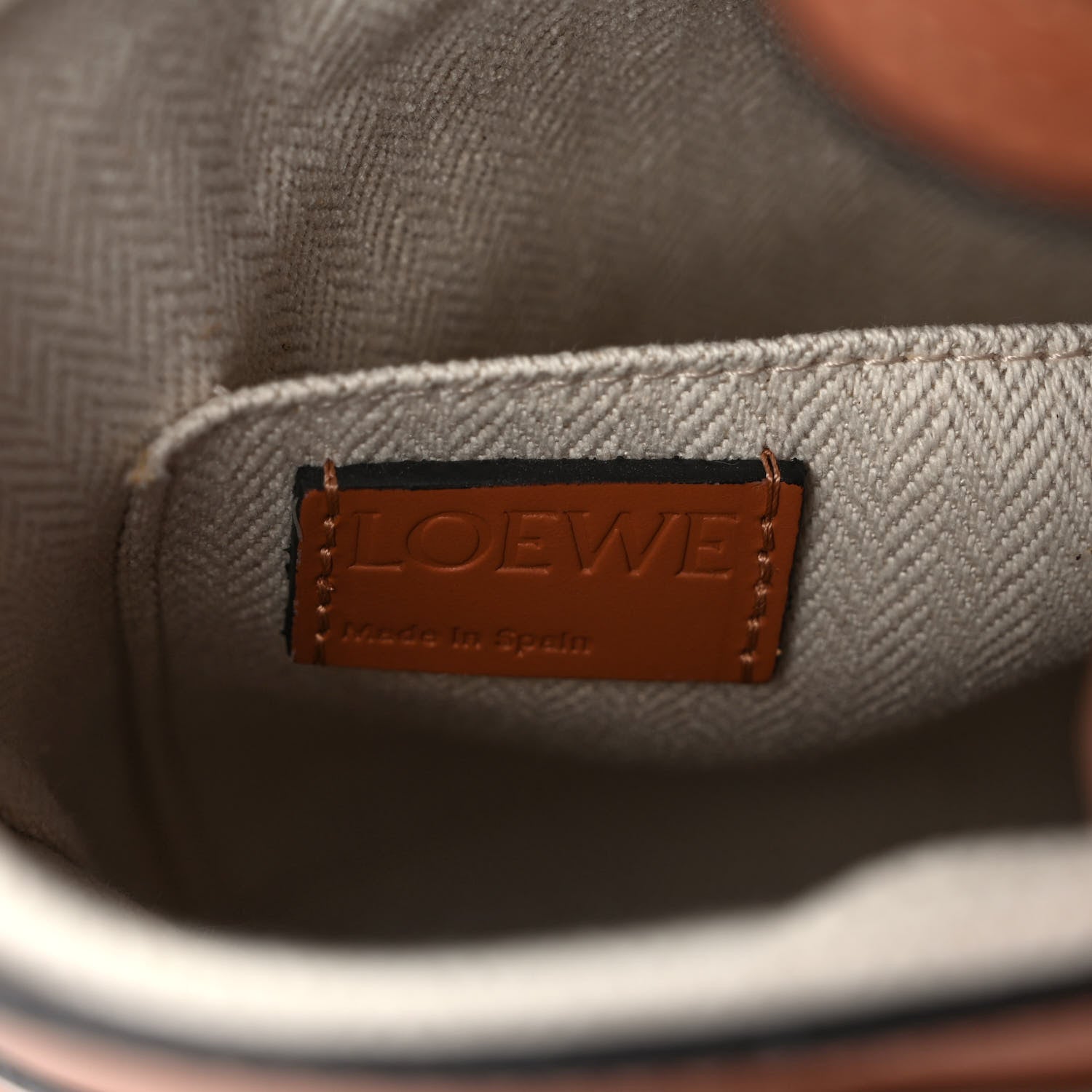 Loewe Smooth Calfskin Ikebana Small Shoulder Bag Tan 6 of 8
