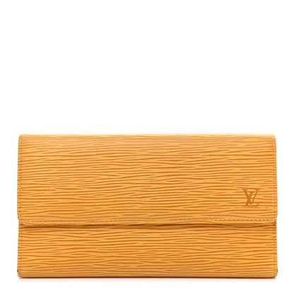 Louis Vuitton Epi Porte Tresor International Wallet Tassil 1 of 9