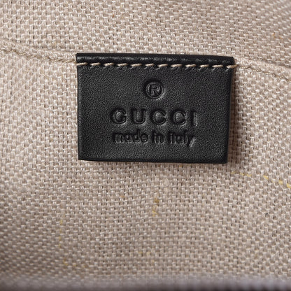 Gucci Calfskin Web Small Webby Bee Shoulder Bag Black 6 of 7