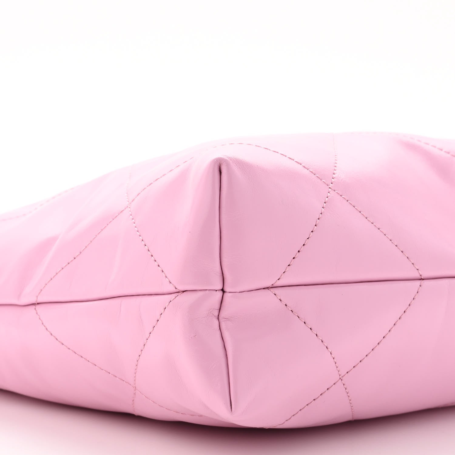Chanel Shiny Calfskin Quilted Small Chanel 22 Pink 9 of 10