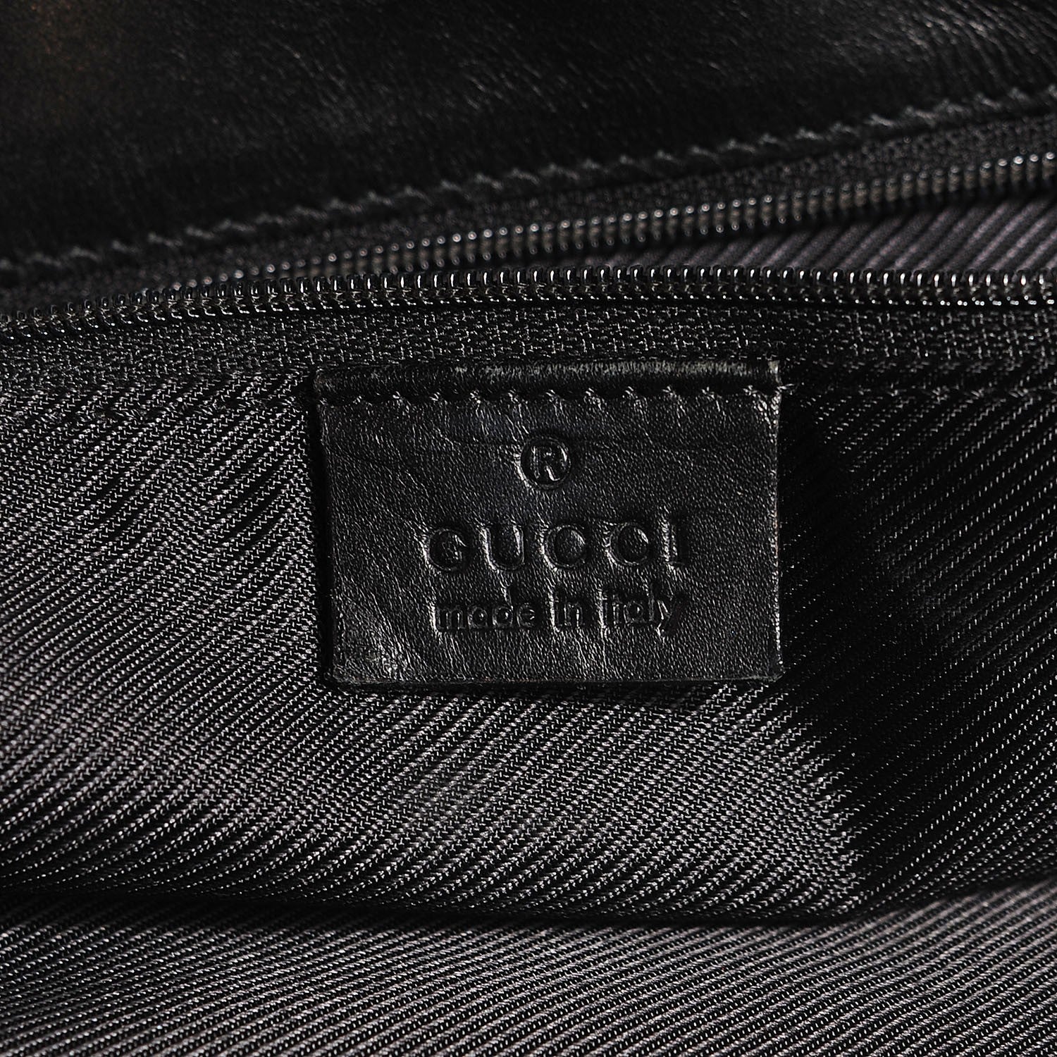 Gucci Monogram Canvas Medium Tote Black 6 of 7