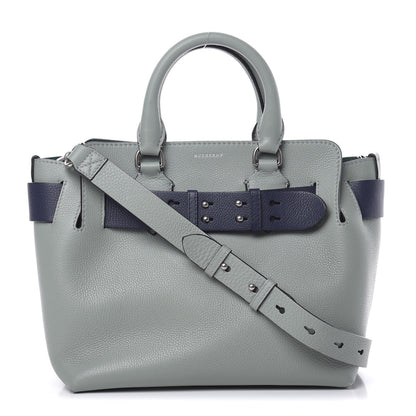 Burberry Soft Grain Calfskin Small Belt Bag Grey Blue 1 of 16