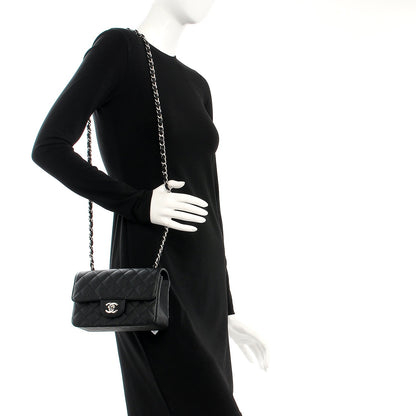 Chanel Caviar Quilted Mini Rectangular Flap Black 2 of 8