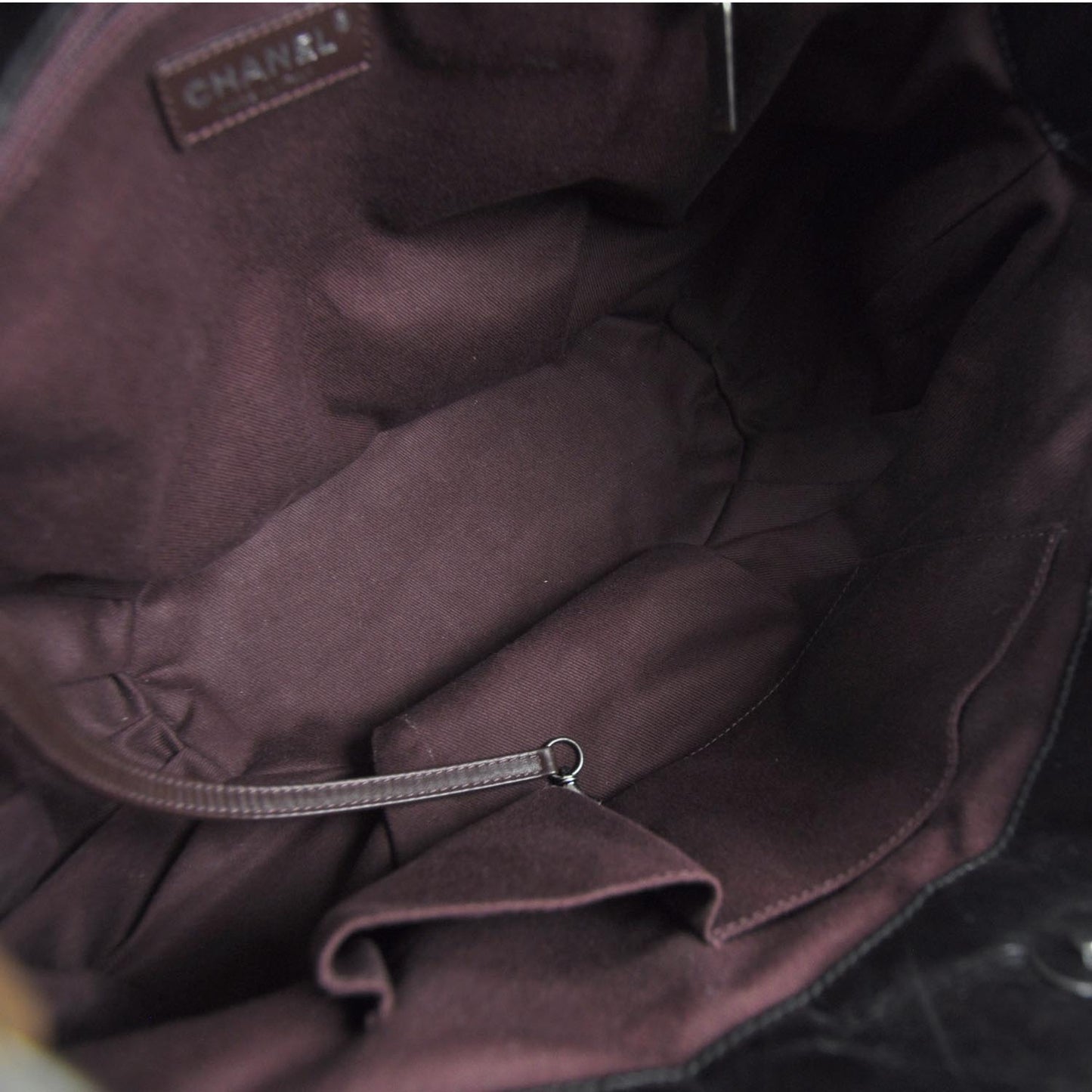 Leather Small In The Mix Tote Black