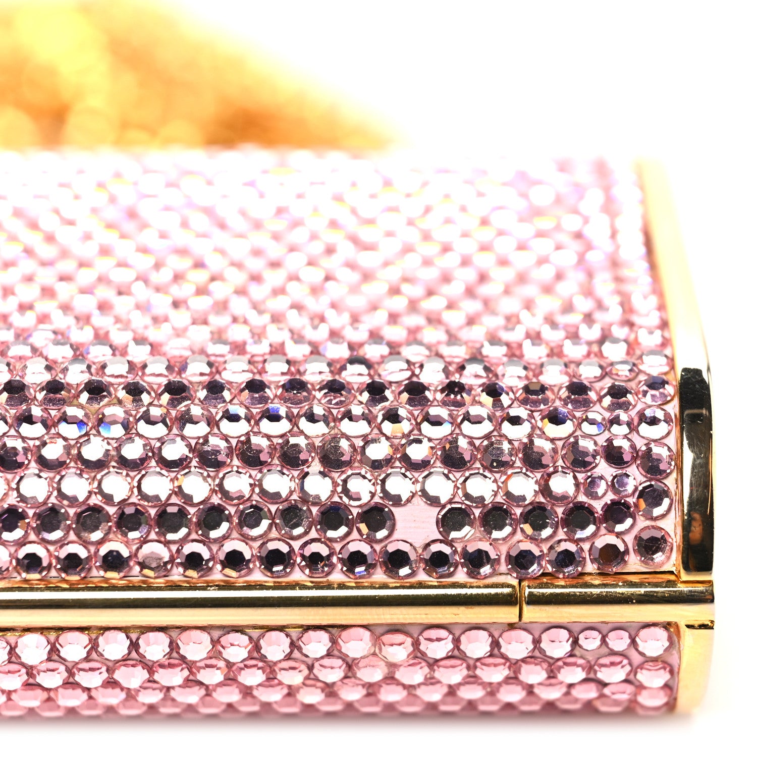 Judith Leiber Swarovski Crystal Minaudiere Clutch Pink 10 of 10
