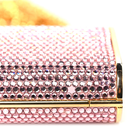 Judith Leiber Swarovski Crystal Minaudiere Clutch Pink 10 of 10