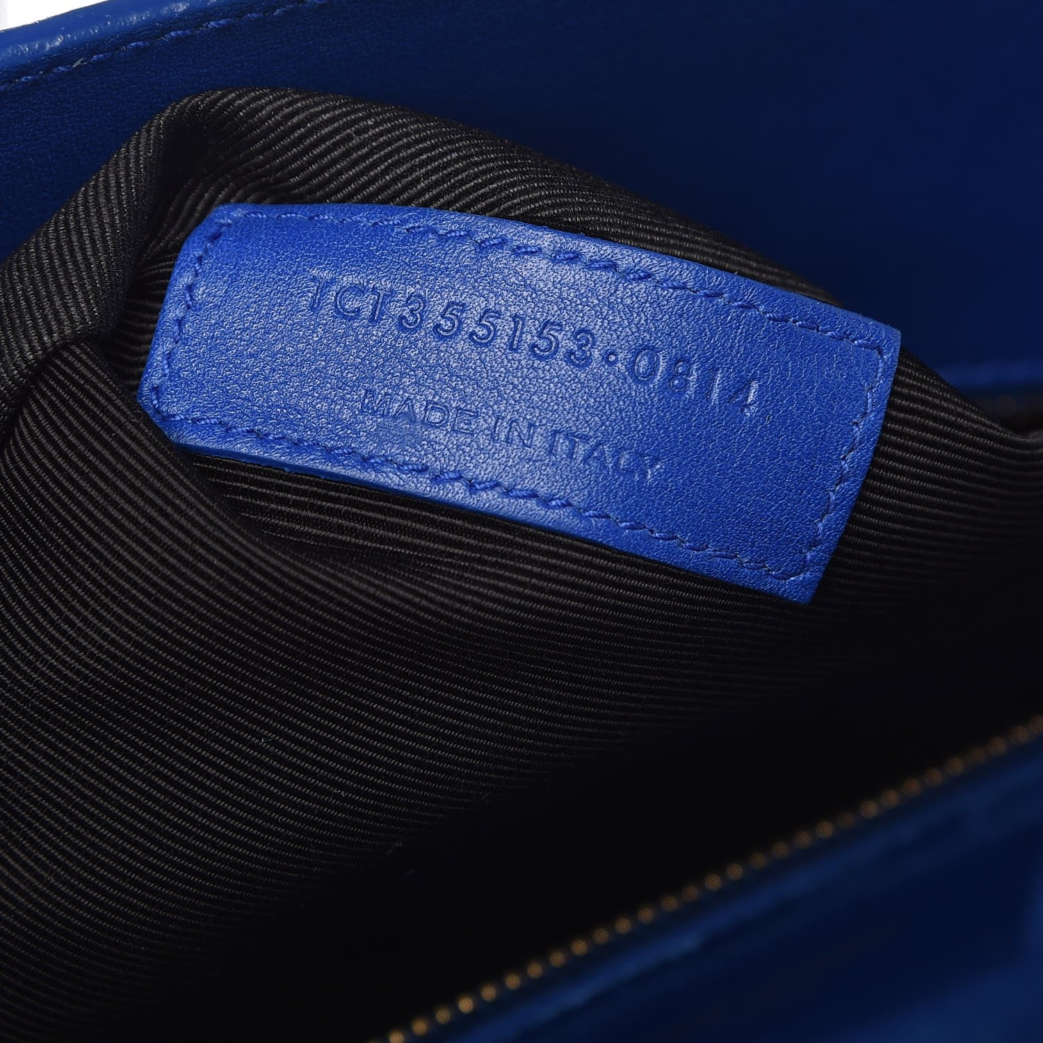 Saint Laurent Calfskin Small Sac De Jour Blue Majorelle 10 of 19